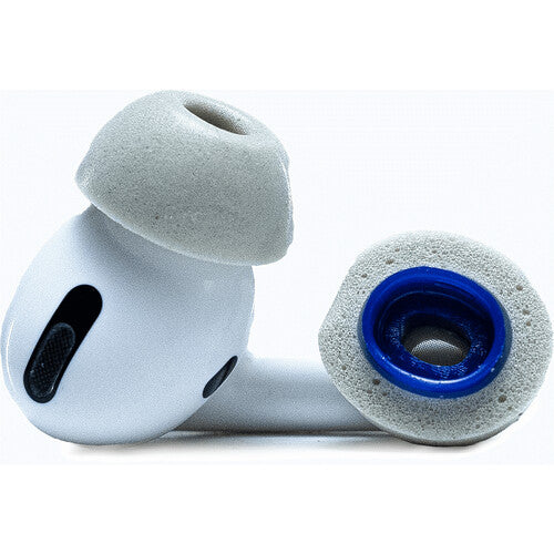 Dekoni Audio Bulletz Tapones para Apple AirPods Pro 1 y 2 Foam Extra Grande Gris 1 Par