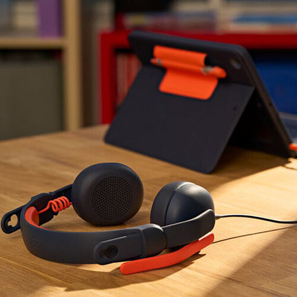 Logitech Zone Learn Auriculares On Ear USB C con Micrófono Rotativo