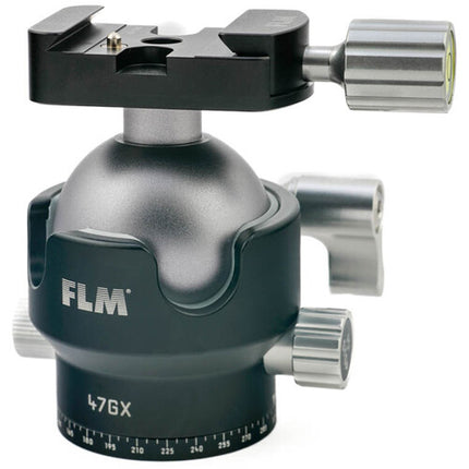 FLM 47GX Cabezal de Trípode Centrobola con Pinza QR SRB-40 55.1 lb carga