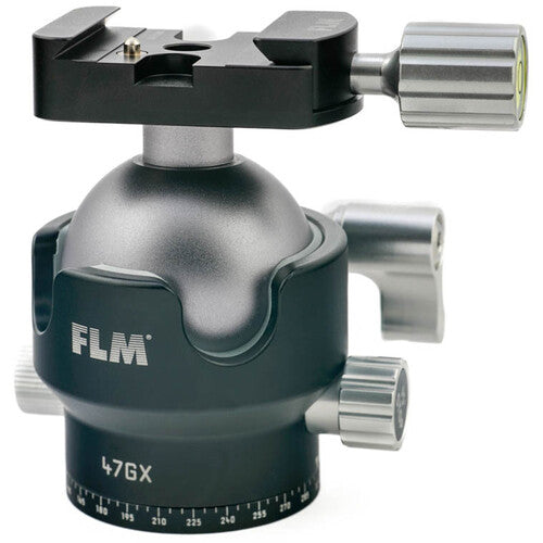 FLM 47GX Cabezal de Trípode Centrobola con Pinza QR SRB-40 55.1 lb carga