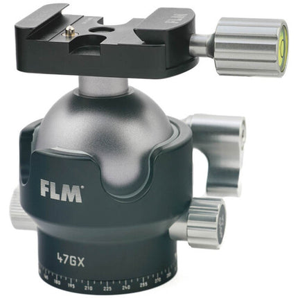 FLM 47GX Cabezal de Trípode Centrobola con Pinza QR SRB-40 55.1 lb carga