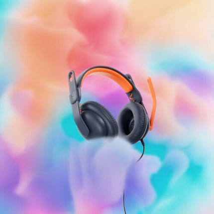 Logitech Zone Learn Auriculares Over-Ear USB-C 32mm con Micrófono Rotativo