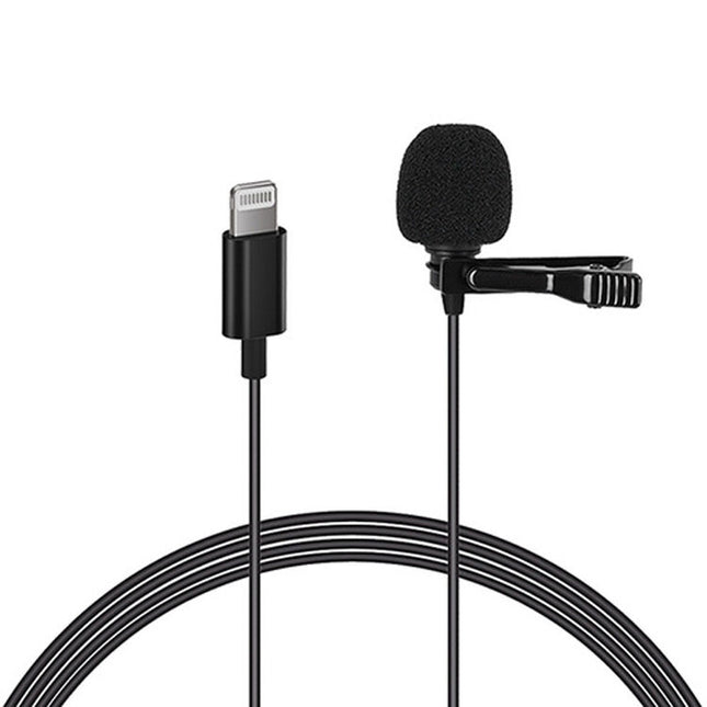 Micrófono Lavalier Omnidireccional Comica Audio CVM-V01SP(MI) con conector Lightning y cable de 4.5 m