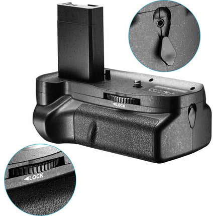Neewer Empuñadura Batería Vertical para Canon 1100D 1200D 1300D con Doble Batería LP-E10