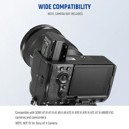 Neewer NP-FZ100 Baterías Recargables 2-Pack con Cargador Dual y Puerto USB