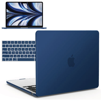 Funda rígida iBenzer Neon Party 15" MacBook Air Azul con ventilación y cover teclado