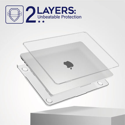 Funda Dura iBenzer Neon Party para MacBook Air 15" Diseño Dos Piezas Ventilación Térmica