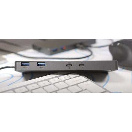 Sabrent Thunderbolt 4 KVM Switch soporte dos PCs doble pantalla y carga 60W