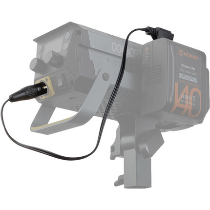 COLBOR Cable de batería V-Mount 19.7 pulgadas D-Tap a XLR
