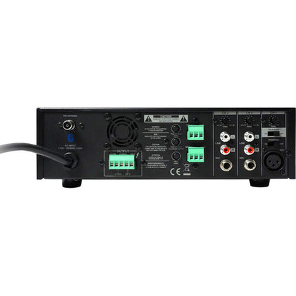Quest Commercial M120BT Amplificador Mezclador 120W Bluetooth 3 Canales EQ