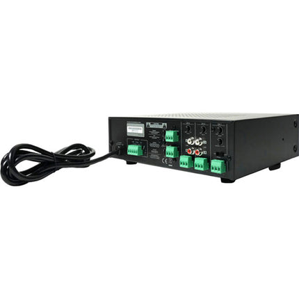 Quest Commercial M65 amplificador y mezclador compacto 65W 3 canales control de tono