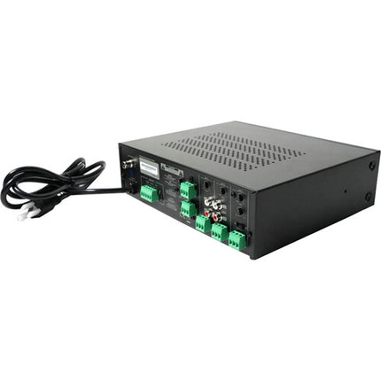 Quest Commercial M65bt Amplificador y Mezclador Compacto 65W Bluetooth 3 Canales