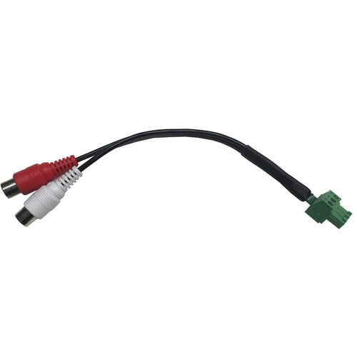 AVPro Edge Cable Audio Extracción Euroblock 3-Pin a 2 RCA Fem.