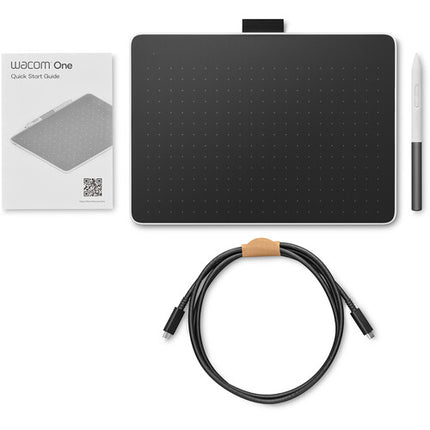Wacom One M Tableta Gráfica Blanca Área Activa 8.5x5.3 Bluetooth
