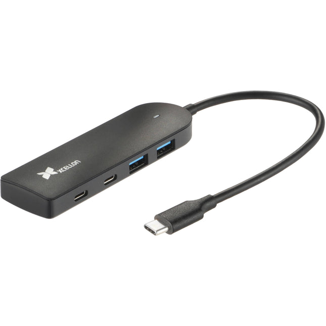 Xcellon Hub USB 3.2 Gen 1 4 Puertos Slim Tipo C y A Portátil