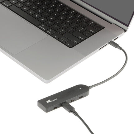 Xcellon Hub USB Tipo C Delgado 4 Puertos USB 3.2 Gen 1 portátil