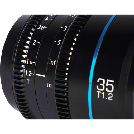 Sirui Night Walker 35mm T1.2 S35 Objetivo Cine E-Mount Apertura T1.2 y Diseño Ligero