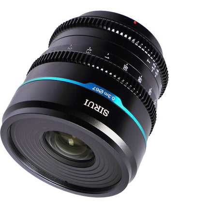 Sirui Night Walker 24mm T1.2 S35 Objetivo Cine Micro Cuatro Tercios Apertura Ultrafast