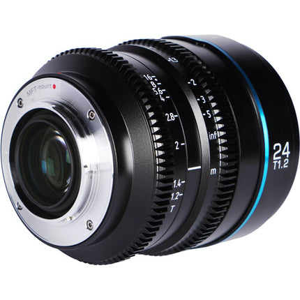 Sirui Night Walker 24mm T1.2 S35 Objetivo Cine Micro Cuatro Tercios Apertura Ultrafast