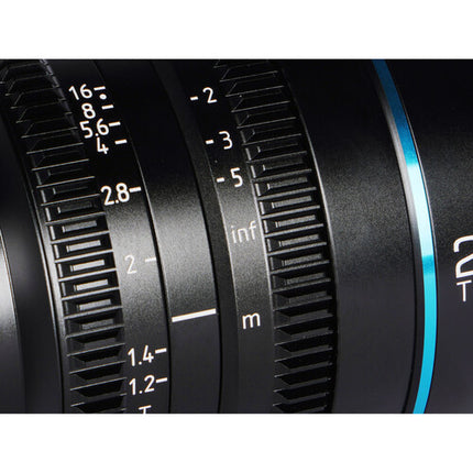 Sirui Night Walker 24mm T1.2 S35 Objetivo Cine Micro Cuatro Tercios Apertura Ultrafast