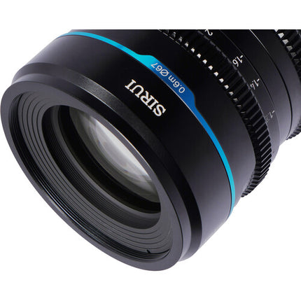 Sirui Night Walker 55mm T1.2 S35 Lente Cine para sensores Super35 y APS-C con montura RF y diseño compacto negro