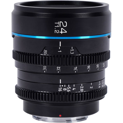 Sirui Night Walker 24mm T1.2 S35 Objetivo Cine Montura RF Compacto Ligero