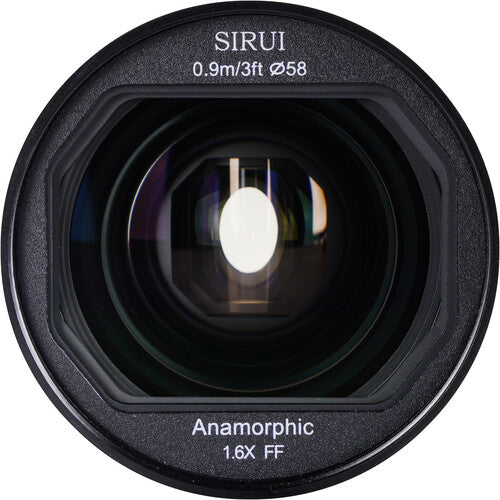 Sirui Saturn 35mm T2.9 Lente Anamórfica Full-Frame Fibra de Carbono 82mm