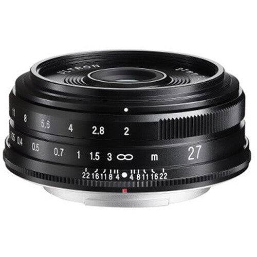 Voigtlander Ultron 27mm f/2.0 Objetivo para Fujifilm X 43mm filtro 9.8" enfoque mínimo