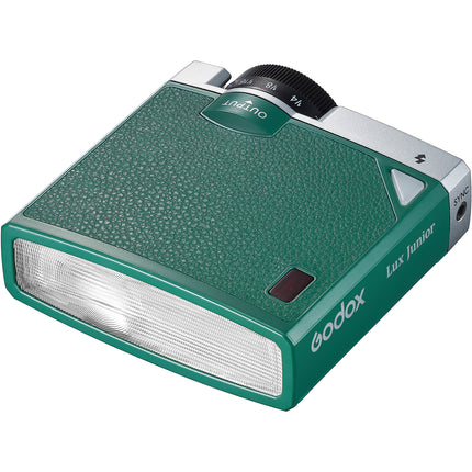 Godox Lux Junior Flash de Cámara Retro Verde Oscuro Número Guía 39.4 Fijo 28mm