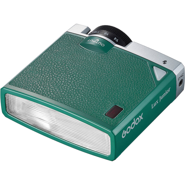 Godox Lux Junior Flash de Cámara Retro Verde Oscuro Número Guía 39.4 Fijo 28mm
