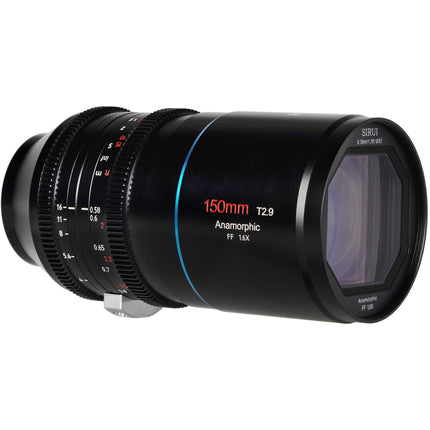 Sirui 150mm T2.9 Full-Frame Lente Anamórfico 1.6x Apertura T2.9 a T16