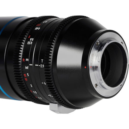 Sirui 150mm T2.9 Lente Anamórfica Full Frame Nikon Z 82mm filtro Oval Bokeh