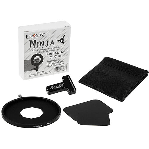 FotodioX 77mm Kit Adaptador Magnético para Filtro con Accesorios