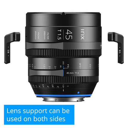 IRIX 45mm T1.5 Lente Cine Full Frame 43.3mm Imagen Soporte Pie