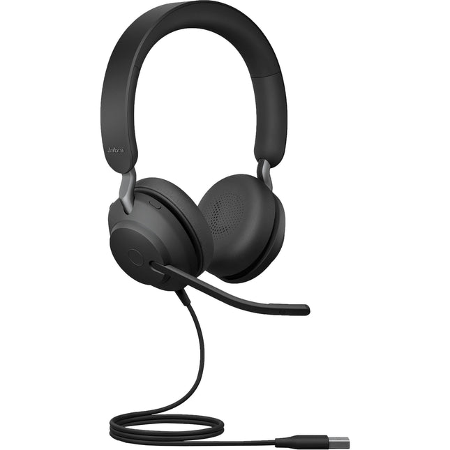 Jabra Evolve2 40 SE Auriculares Estéreo On-Ear USB-C con Aislamiento y Micrófonos Integrados
