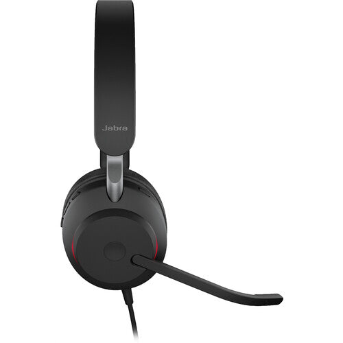 Jabra Evolve2 40 SE Auriculares Estéreo On-Ear USB-C con Aislamiento y Micrófonos Integrados