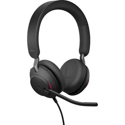 Jabra Evolve2 40 SE Auriculares Estéreo On-Ear USB-C con Aislamiento y Micrófonos Integrados