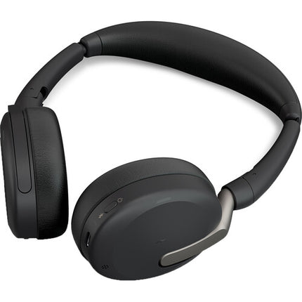 Jabra Evolve2 65 Flex Link MS Auriculares Inalámbricos Estéreo Cancelación Activa 20 Horas Carga Inalámbrica