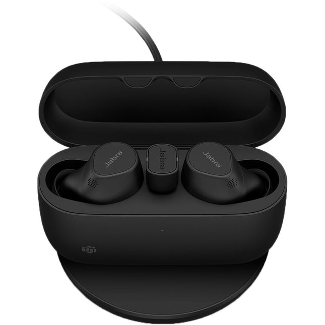 Jabra Evolve2 Buds USB-C Auriculares Bluetooth con Dongle y Base de Carga Inalámbrica