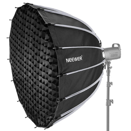 Neewer Parabolic Softbox 47.2" con Montura Bowens Rejilla de Tela