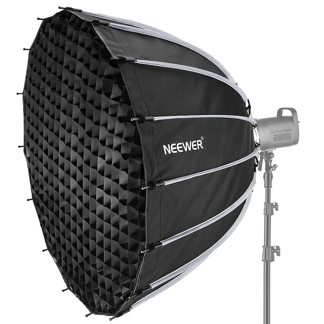 Neewer Parabolic Softbox 47.2" con Montura Bowens Rejilla de Tela