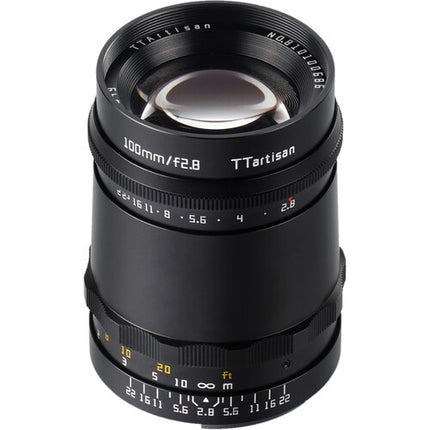 TTArtisan 100mm f/2.8 Lente Telefoto Prime Full Frame f2.8 a f22 Manual