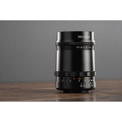 TTArtisan 100mm f/2.8 Lente Telefoto Prime Full Frame f2.8 a f22 Manual