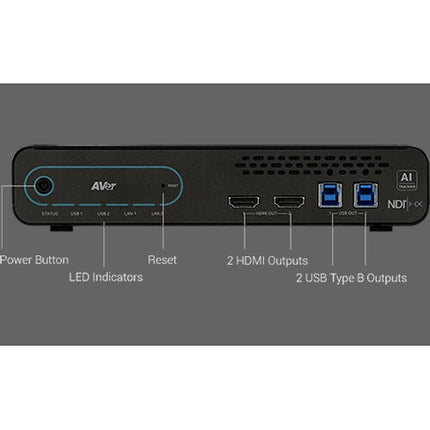 AVer MT300N Caja de Seguimiento Matriz NDI con Control USB HDMI H264