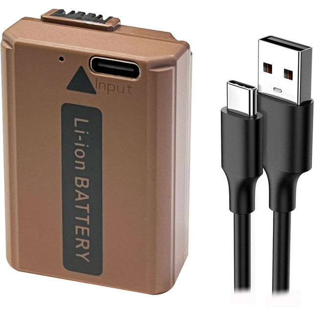 Vidpro NP-FW50 Batería para Cámara 1500mAh Carga USB-C Integrada