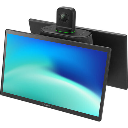 Kandao Meeting Ultra 4K Cámara de Conferencias 360° con Monitores Táctiles Dual 4K30 8 Micrófonos Omnidireccionales