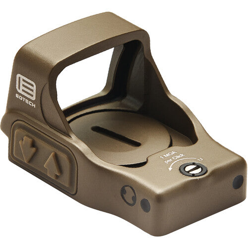 EOTech EFLX Mini Mira Reflex Tan 3 MOA Construcción Aluminio 20000 Horas batería CR2032