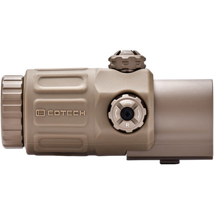 EOTech G33.NM 3x Magnificador Tan 7mm Riser 7.3° Ángulo de Visión