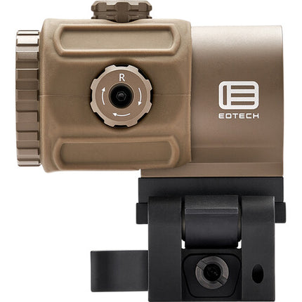 EOTech Micro 3x Magnificador con Montura QD Fácil Desmontaje y 2.6 Pulg Ojo Relieve Tan
