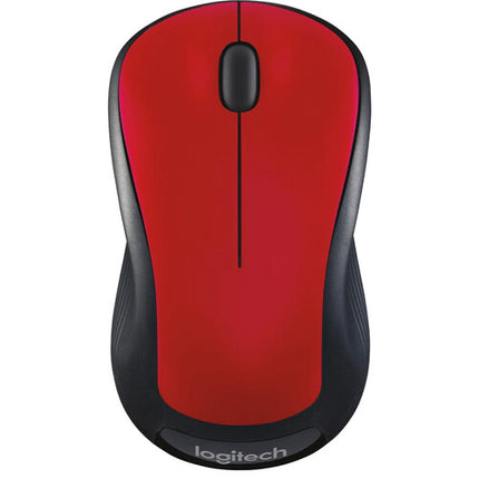 Logitech M310 Ratón Inalámbrico Rojo Brillante 1000 dpi 12 Meses Batería